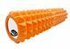 Масажний ролик із поглибленням для хребта EasyFit Grid Roller 45 см v.1.2 оранжевий EF-2028-OR фото 2