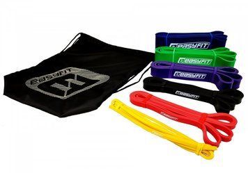 Гума для підтягування на турніку і тренувань EasyFit: набір 1-110 кг (6 шт) EF-1116s фото