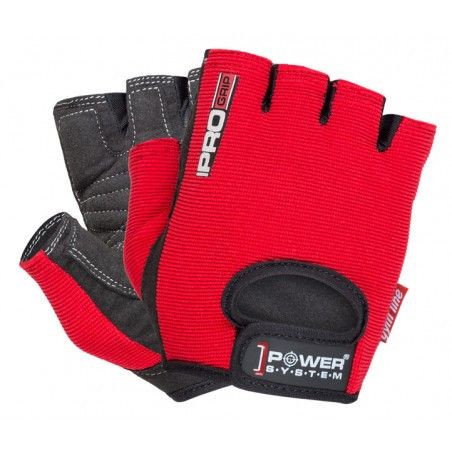 Рукавички для фітнесу і тренажерного залу Power System Pro Grip PS-2250 Red PS-2250_Red фото