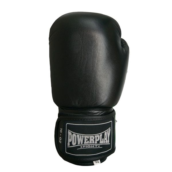 Боксерські рукавички шкіряні Power Play Impulse 3088 чорні PP_3088_10oz_Black фото