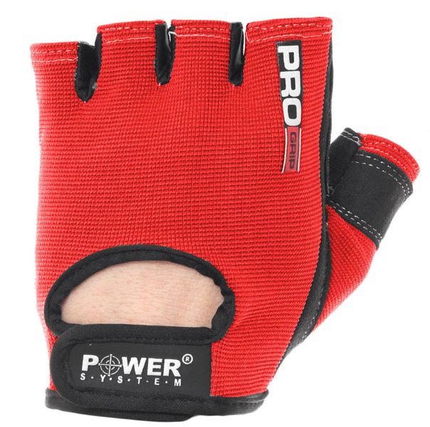 Рукавички для фітнесу і тренажерного залу Power System Pro Grip PS-2250 Red PS-2250_Red фото