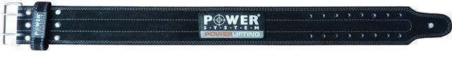 Пояс для пауэрлифтинга Power System PowerLifting PS-3800 кожаный PS-3800_M_Black_Black фото