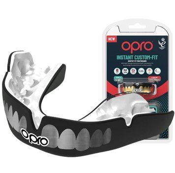 Капа боксерская Opro Instant TEETH взрослая (возраст 11+) черно-серая Instant_Teeth_Silver фото