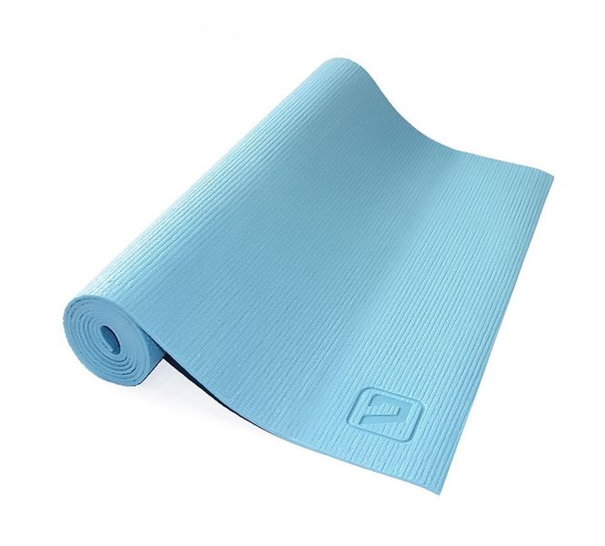 Килимок для фітнесу та йоги LiveUp Yoga Mat PVC синій (173смx61смx0.4см) LS3231-04b фото