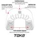 Капа для бокса взрослая Makura Ingis прозрачная Toka_SR_Clear фото 7