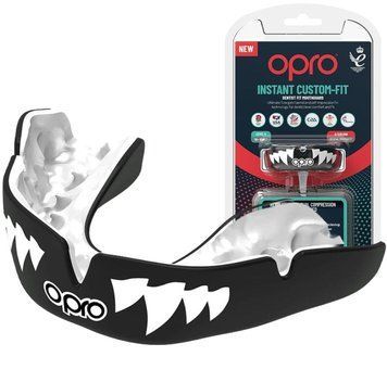 Капа для бокса и единоборств Opro Instant JAWS взрослая (возраст 11+) черная Instant_JAWS_Black фото