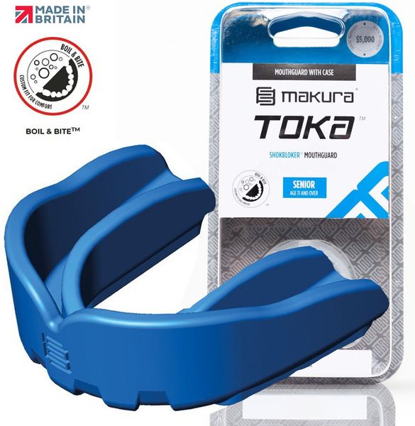 Капа для боксу доросла Makura Ingis синя Toka_SR_Blue фото