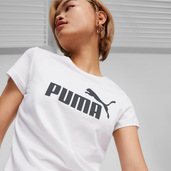 Футболка женская Puma Essentials Logo Tee 586295 02 white 586295_02 фото