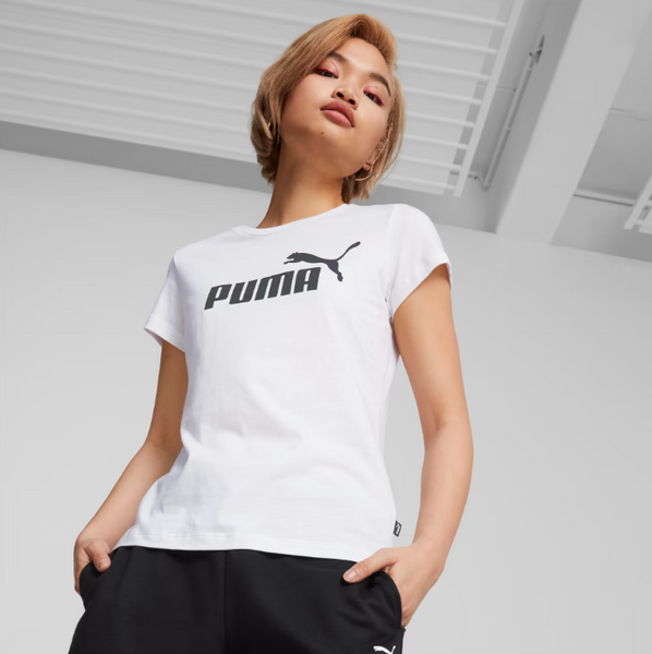 Футболка женская Puma Essentials Logo Tee 586295 02 white 586295_02 фото