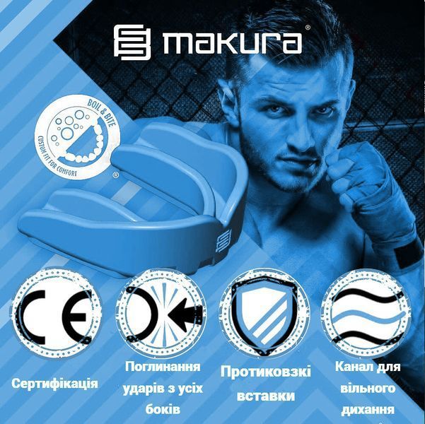 Капа для боксу та єдиноборств Makura Toka доросла (вік 11+) синя Toka_SR_Blue фото