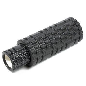 Масажний ролик EasyFit Grid Roller Double 33 см чорний EF-7737s-4 фото