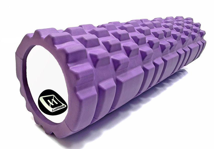Массажный роллер для спины EasyFit Grid Roller 45 см v.2.1 фиолетовый EF-2027-V фото