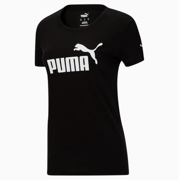 Футболка женская Puma Essentials Logo Tee 586295 01 black 586295_01 фото