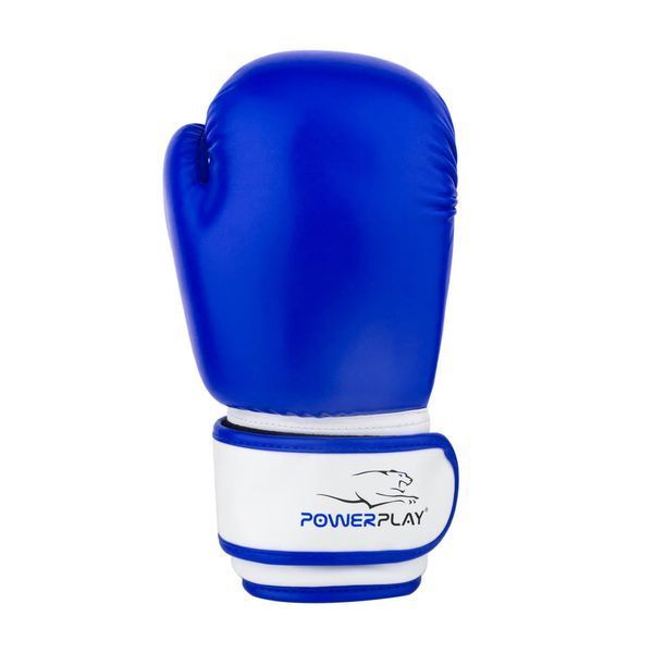 Рукавички боксерські Power Play 3004 cиньо-білі PP_3004JR_6oz_Blue/White фото