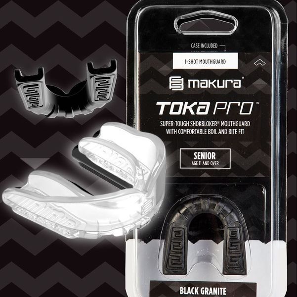 Капа для боксу та єдиноборств Makura Toka дитяча (вік до 11 років) прозора Toka_JR_Clear фото