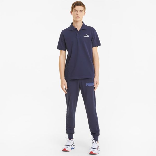 Футболка мужская Puma Essentials Jersey Polo 588509 06 dark blue 588509_06 фото