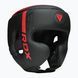 Боксерский шлем тренировочный RDX Aura Plus T-17 HGR-T17UB черно-синий HGR-T17UB-S+ фото 1