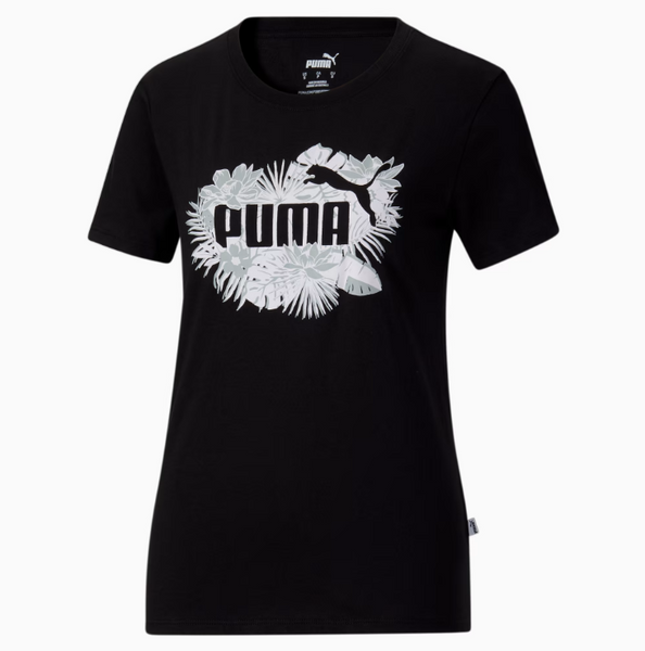 Футболка жіноча Puma Essentials Flower Power 678758 01 black 678758_01 фото