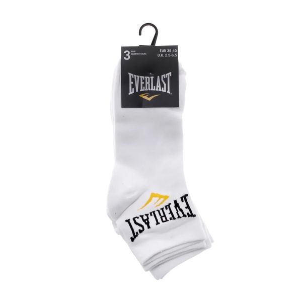 Носки Everlast Quarter Socks 3-pack 179013 белые 179013 фото