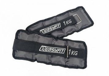 Обтяжувачі для ніг та рук по 1 кг (пара) з металом EasyFit Metal EF-AWTМ-100 фото