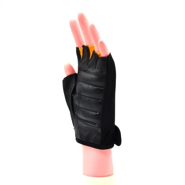 Перчатки для фитнеса и зала Mad Max Rainbow MFG-251 черно-оранжевые MFG-251-ORG фото