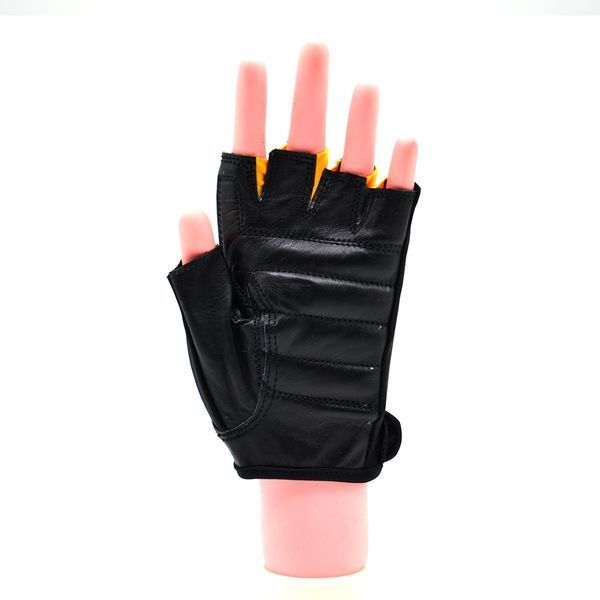 Перчатки для фитнеса и зала Mad Max Rainbow MFG-251 черно-оранжевые MFG-251-ORG фото