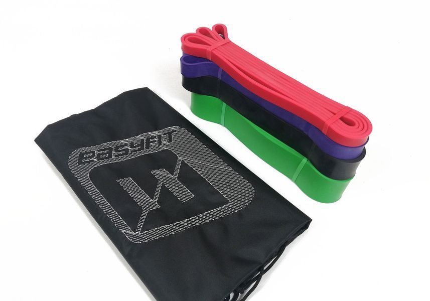 Резина для подтягивания на турнике и тренировок EasyFit: набор 2-65 кг (4 шт) EF-2654 фото
