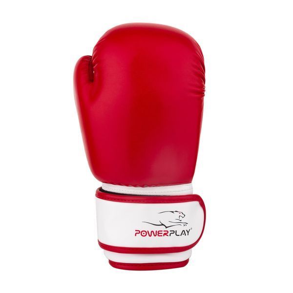 Рукавички боксерські Power Play 3004 червоно-білі PP_3004JR_6oz_Red/White фото