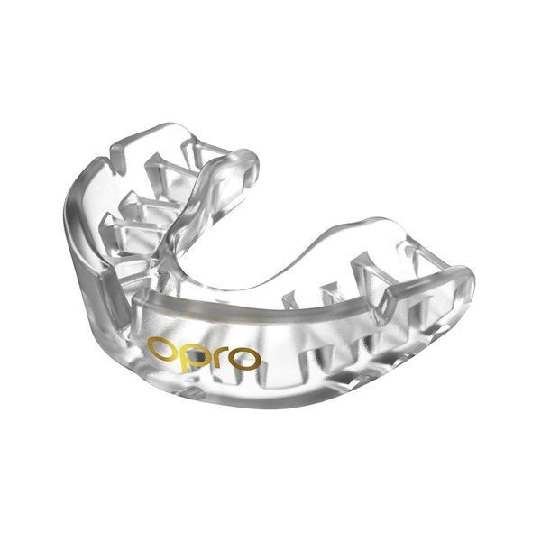 Капа для бокса Opro Gold для детей (возраст до 11 лет) прозрачная Gold_Jr_Clear фото