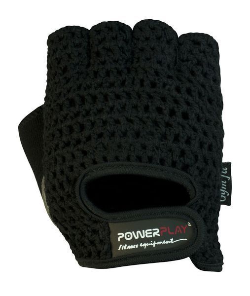Рукавички для фітнесу та турніку PowerPlay Basic 1064 чорні PP_1953_Black фото