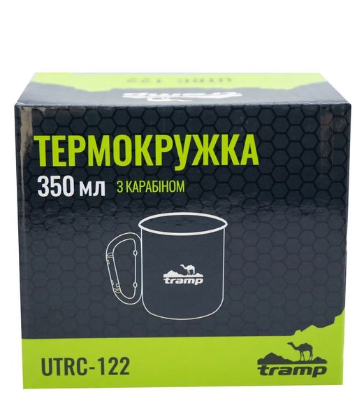 Термокружка Tramp з карабіном 350мл оливкова UTRC-122-olive фото