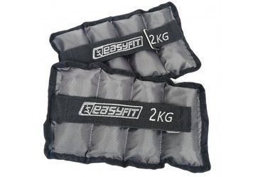 Обтяжувачі для ніг та рук по 2 кг (пара) з металом EasyFit Metal EF-AWTМ-200 фото