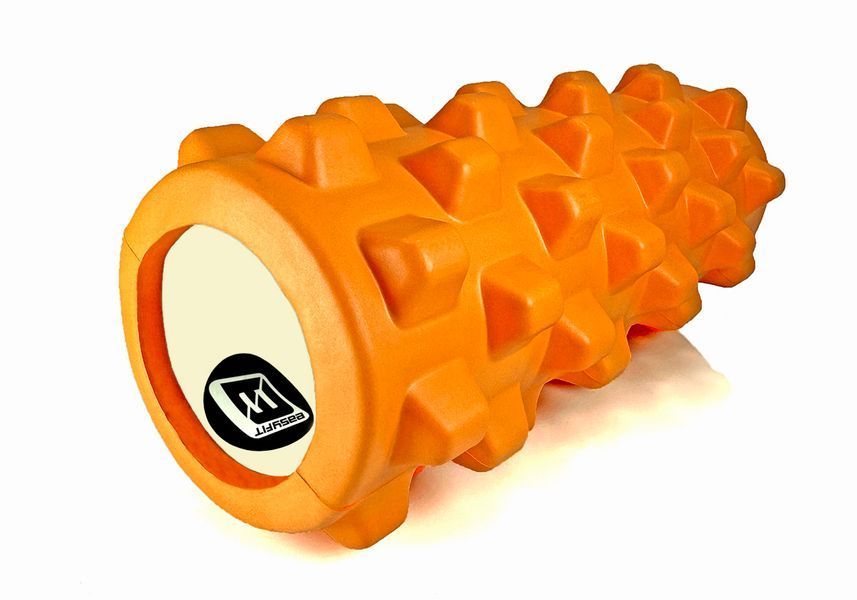 Масажний ролик EasyFit Grid Roller PRO 33 см помаранчевий EF-2015-OR фото