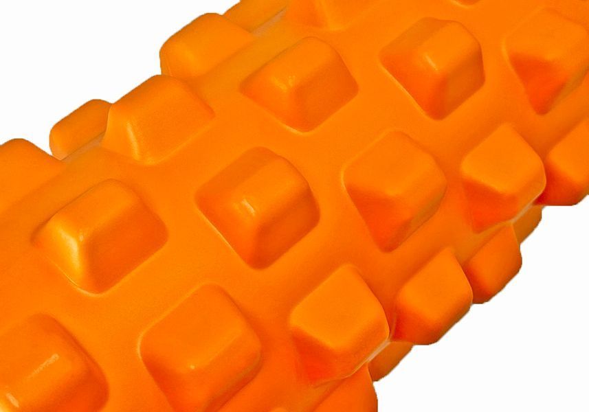Масажний ролик EasyFit Grid Roller PRO 33 см помаранчевий EF-2015-OR фото